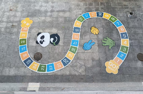 宜丰地面游戏彩绘