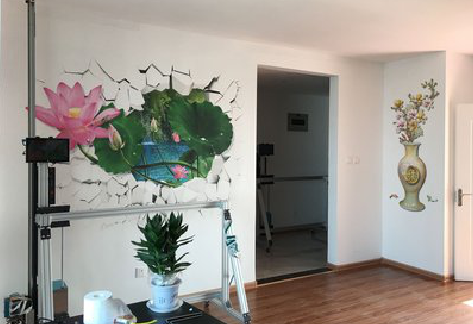 宜丰墙体彩绘相比墙纸的优势。